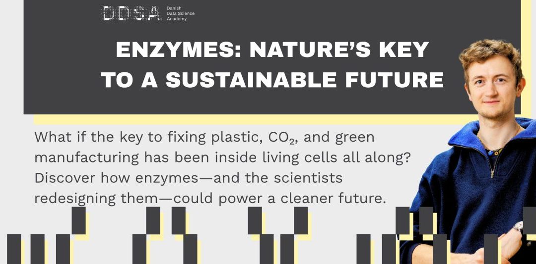 Illustration of enzymes for sustainability in protein engineering