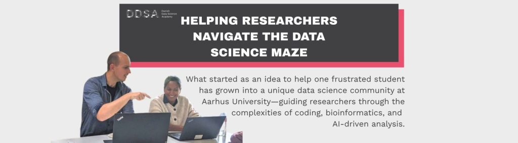 Data science café in Aarhus helping researchers with coding