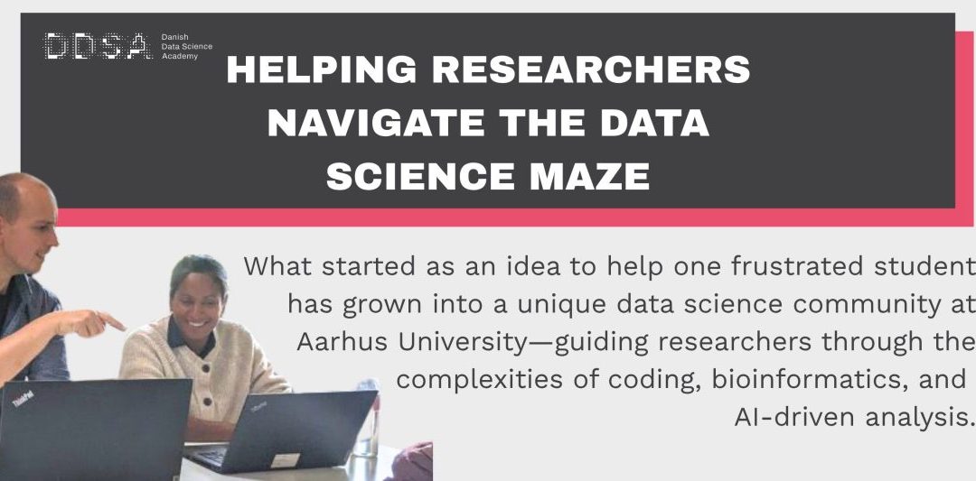 Data science café in Aarhus helping researchers with coding