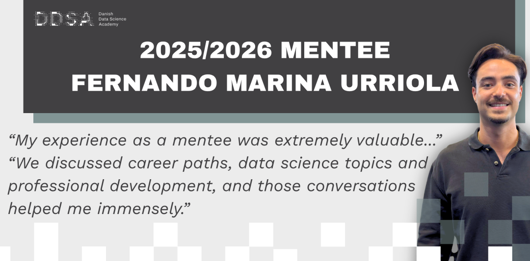 Fernando Marina Urriola, former DDSA mentee and mentor in the DDSA Mentoring Programme